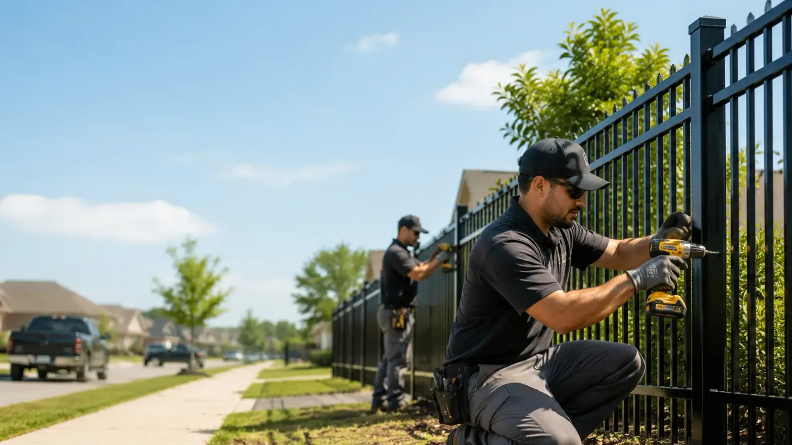 Metal Fence Installation in Versailles, IL
